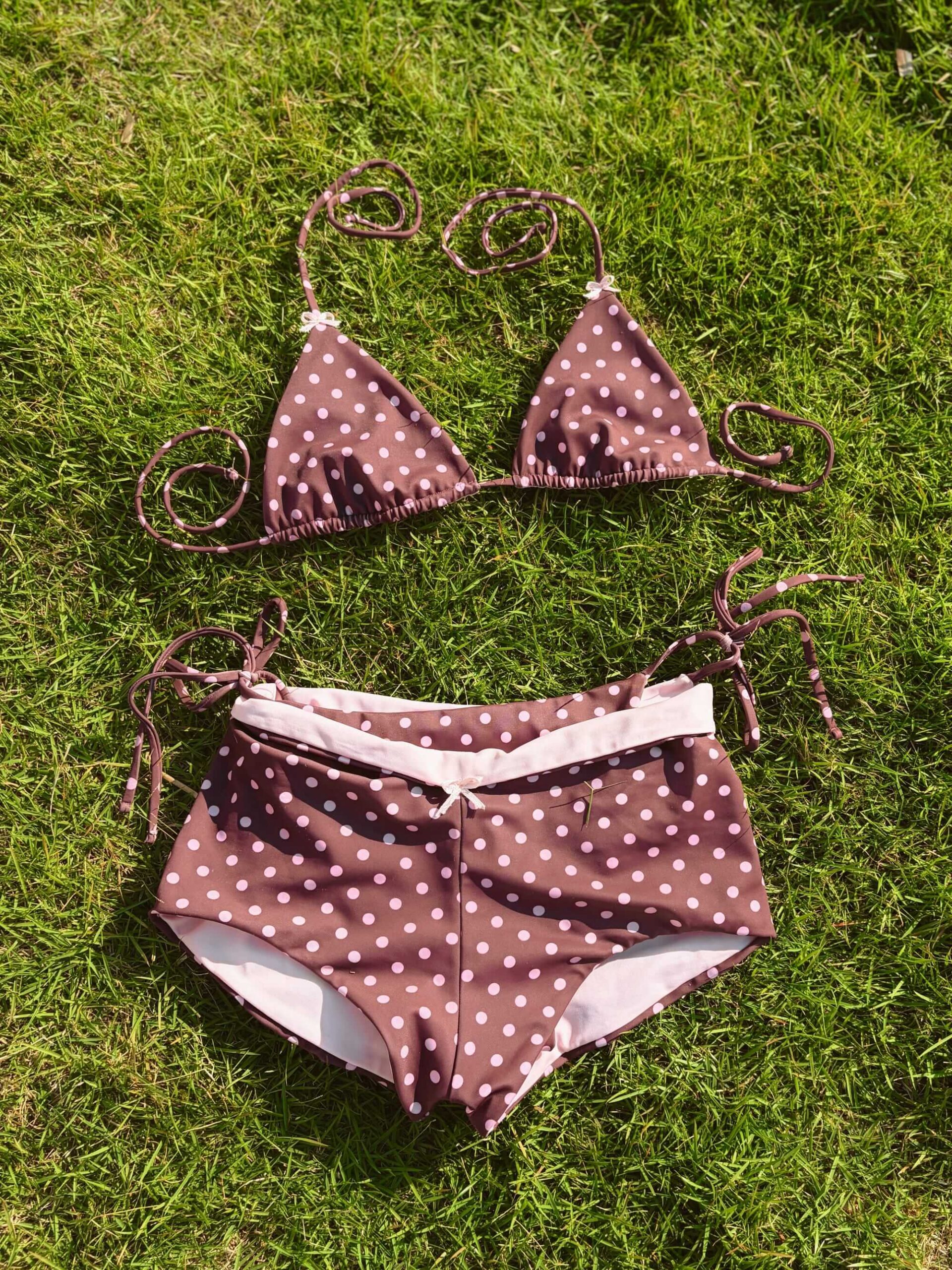 Cocoa Dot Bikini Set - Image 6